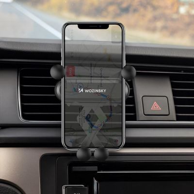 11. Wozinsky gravity car phone holder for air vent black (WCH-05)