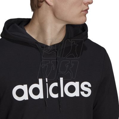 5. adidas Essentials French Terry Linear Logo Hoodie M GK9064