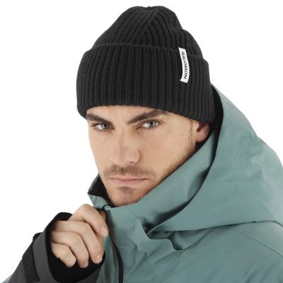 2. Salomon Snowbird U Beanie LC2303100 Black OSFA