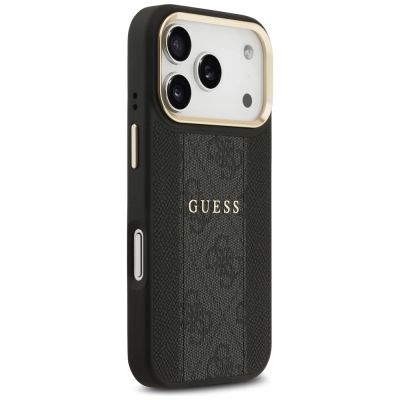 4. Guess 4G Stripe MagSafe case for iPhone 17 Pro - black