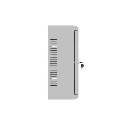 7. LANBERG TPR 10" installation cabinet with mesh panel 340X340X140, grey (assembled)