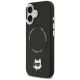 2. Karl Lagerfeld Choupette Pin MagSafe Case for iPhone 17 - Black
