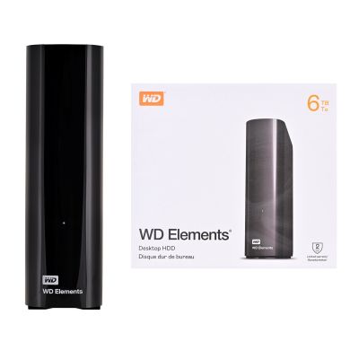2. External HDD WD Elements Desktop 6TB 3.5 Black