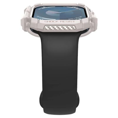 8. Spigen Rugged Armor Strap for Apple Watch 10 46mm - Beige