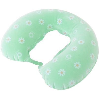 15. FLOCKED TRAVEL PILLOW, HEADREST, CHAMOMILE SCENT, 53x34.5CM 23004
