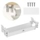 12. MACLEAN UNDERDESK CABLE ORGANIZER/EXTENSION CORD, MAX LOAD 5KG, WHITE MC-106 W