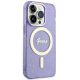 4. Guess GUHMP14XHCMCGU iPhone 14 Pro Max 6.7" purple/purple hardcase Glitter Gold MagSafe
