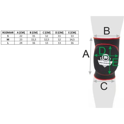 9. Protectors - Elastic Knee Pads with Shock Absorbing Layer ARP-2109 S