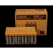 KODAK XTRALIFE ALKALINE BATTERIES AAA LR3 X 60 PCS.