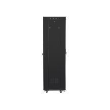 LANBERG FLOOR RACK CABINET 19" 42U 600X600 PERFORATED DOOR LCD BLACK (FLAT PACK) FF01-6642-23BL