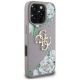 4. Guess Grained Roses Big 4G Logo iPhone 16 Pro Case - Purple