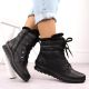 18. Leather insulated ankle boots Remonte W RKR629B black