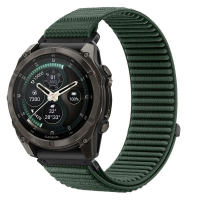 Tech-Protect NylonLoop Strap for Garmin Fenix 5X / 5X Plus / 6X / 6X Pro / 7X / 8 / 8 Pro / 9 / 9 Pro (51 mm) – green