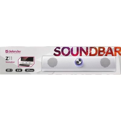 6. DEFENDER SOUNDBAR Z11 6W LED WHITE 65311