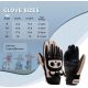 2. ROCKBROS children's sports gloves black-pink XL