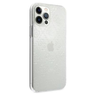 4. Guess GUHCP12M3D4GTR iPhone 12/12 Pro 6.1" transparent hardcase 4G 3D Pattern Collection