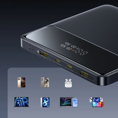 19. Baseus Blade H1 20000mAh 100W Powerbank with Display - Black