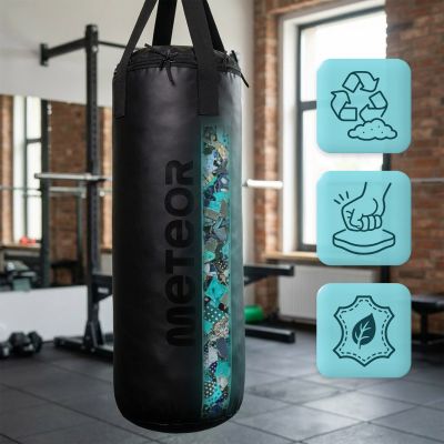 12. Meteor 12kg Punching Bag and 6oz Boxing Gloves Set