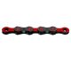 KMC Chain DLC 12 126 black red box wax