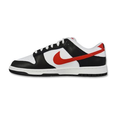 2. Nike Dunk Low Retro Men's Sneakers Black/White/Red - FB3354-001