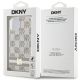 8. DKNY IML Checkered Mono Pattern & Printed Stripes MagSafe case for iPhone 15 / 14 / 13 - beige