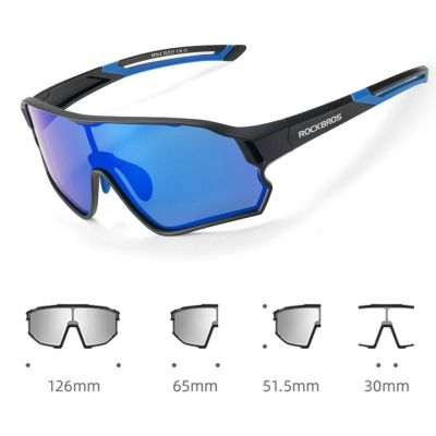 2. Rockbros polarized kids glasses black and blue