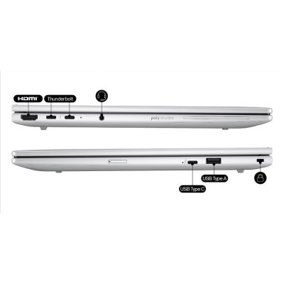 10. HP EliteBook 8 G1i Ultra 5 225U 14.0" WUXGA IPS 400 nits Eye Ease AG 24GB DDR5 5600 SSD 512GB Arc Cam 5MP 62Wh W11 Pro Pike silver aluminium 3Y OnSite