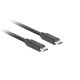 3. LANBERG CABLE USB-C M/M 3.2 GEN2 0.5M 10GB/S PD100W CA-CMCM-32CU-0005-BK