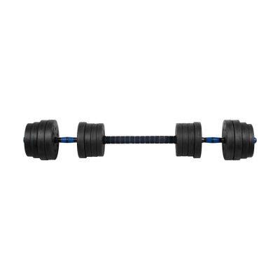 10. Bituminous adjustable dumbbells with connector 2x15kg REBEL ACTIVE