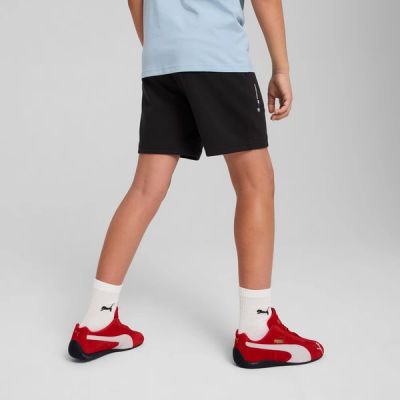 2. Puma Bmw Mms Boys' Tracksuit Shorts Black Cotton