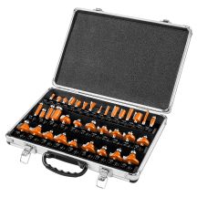 Carbide cutters, 8 mm shank, set of 35
