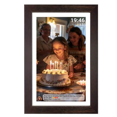 3. Denver PFF-1543DW Digital Photo Frame Brown 39.6 cm (15.6") Touchscreen Wi-Fi