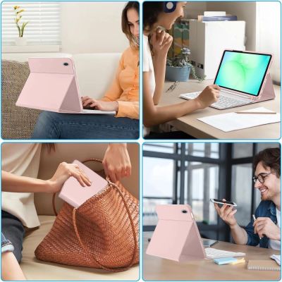 10. Tech-Protect SC Pen Case for Samsung Galaxy Tab A9+ / A11+ Plus 11.0 X210 / X215 / X216 / X230 / X235 / X236 - Pink