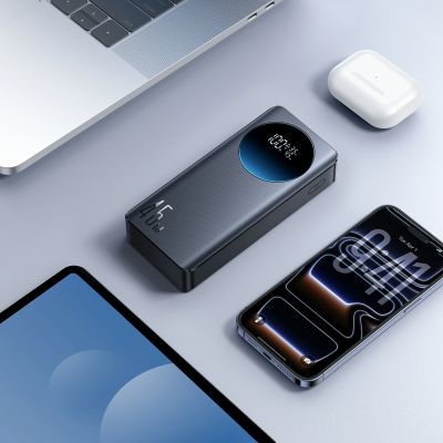 13. Joyroom JR-PBF02 Pro 20000 mAh 45W Powerbank with Digital Display 2x USB-A 2x USB-C - Black