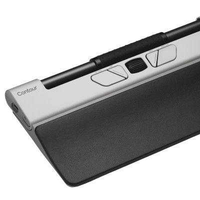 3. Contour Design RollerMouse Go + RollerMouse Go Dock Mouse Office RF Wireless + Bluetooth + USB Type-A Optical 4000 DPI