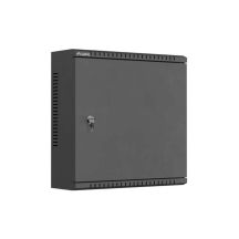 TPR 10" INSTALLATION CABINET WITH MESH BOARD 400X400X140 BLACK LANBERG (ASSEMBLED)