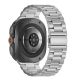 2. Tech-Protect Stainless Steel Bracelet for Samsung Galaxy Watch Ultra 47mm - Silver