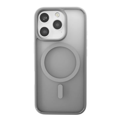 3. Puro Gradient MagSafe Silicone Case for iPhone 16 Pro - Silver