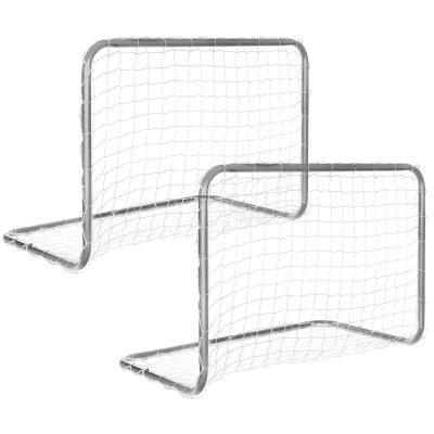 SET OF 2 FOOTBALL GOALS WITH NET 78x56x45CM