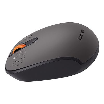 6. Baseus F01B 2.4GHz Wireless Mouse + Bluetooth 3.0 + 5.0 - Gray
