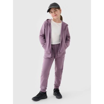 2. Girls' sweatshirt with a hood, 4F Junior 4FJWMM00TSWSF1315-51S