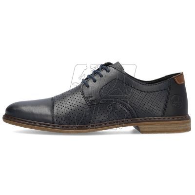 10. Comfortable leather shoes Rieker M RKR659, navy blue