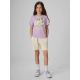 4. Girls' regular printed T-shirt 4F 4FJRAW26TTSHF4326-052S