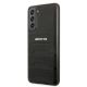 2. AMG AMHCS21FESGSEBK S21 FE G990 czarny/black hardcase Leather Debossed Lines