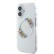 2. Guess IML Flowers Wreath MagSafe iPhone 16 Plus Case - Clear