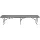 13. CATERING BANQUET FOLDING BENCH 183x28x43CM WOODLAND BOARD DARK GREY