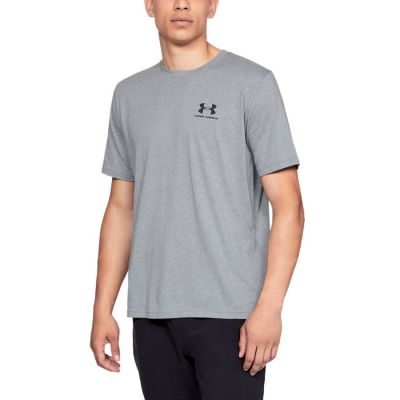 UA Sportstyle Left Chest SS M 1326799 T-shirt - gray 