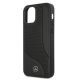 6. Mercedes Leather Perforated Area Case for iPhone 12 Pro Max - Black