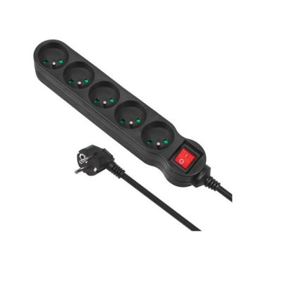 MACLEAN POWER STRIP 5 OUTLETS 5M WITH SWITCH MCE185