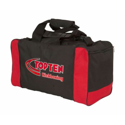 TOP TEN KICKBOXING sports bag 55 x 26 x 26 cm black and red TOR-TT 5